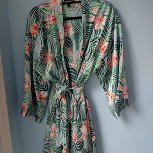 Nightgown with matching bathrobe